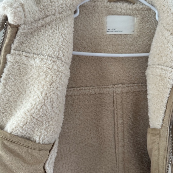 Oak and Fort Faux Suede Jacket - Picture 3 of 4